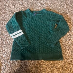 Janie and Jack Enchanted Forrest Herringbone Sweater